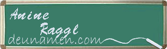 Anine Raggl Visitenkarte